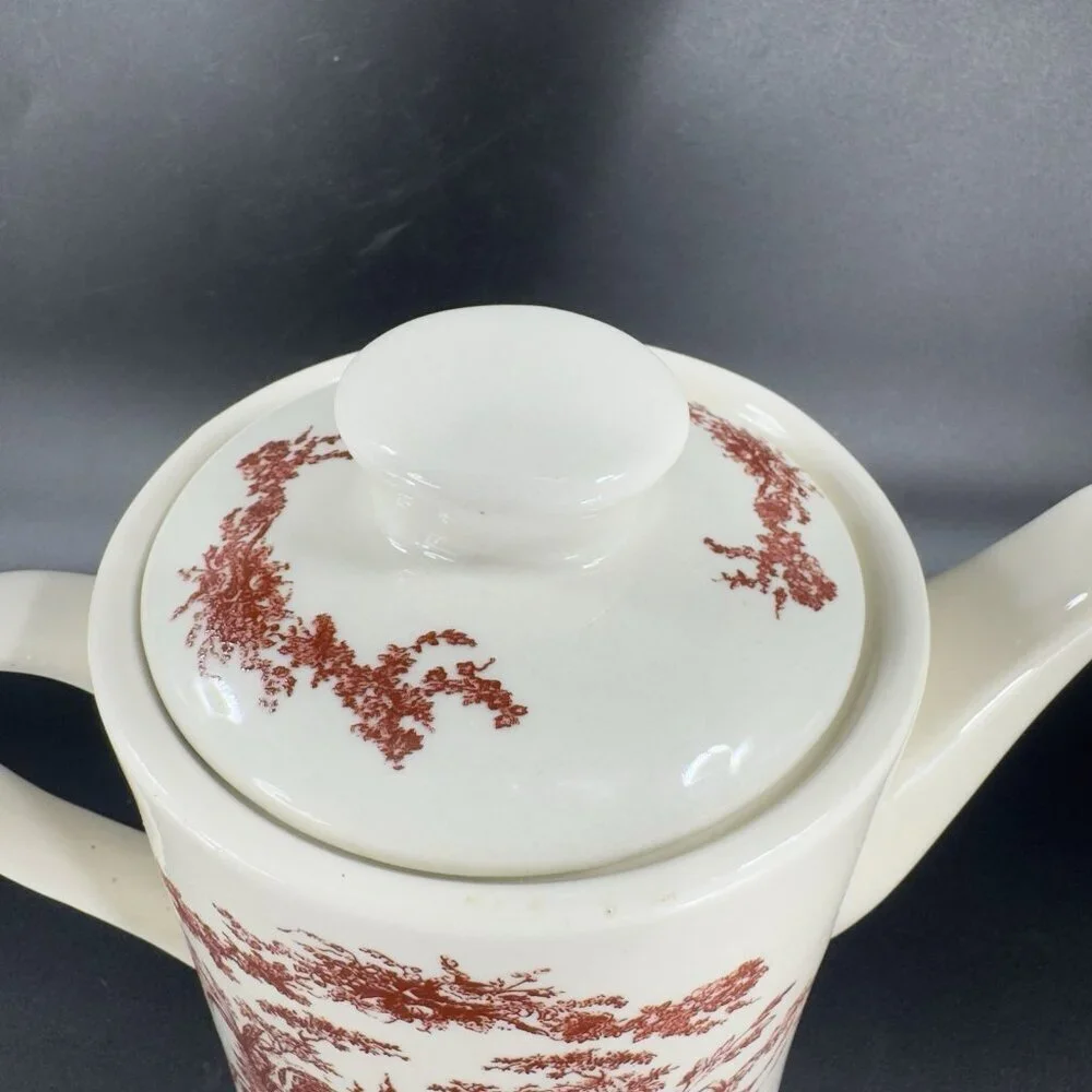 2002 California Pantry Teapot Rooster Chicken‎ Ceramic Carafe Classic Ceramics